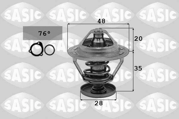 Thermostat, coolant (3306042)