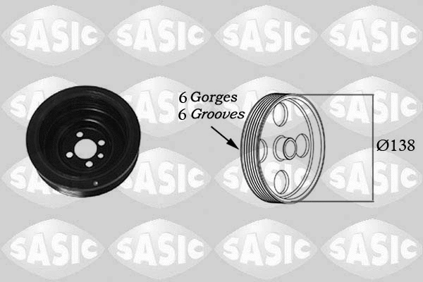 Belt Pulley, crankshaft (2156018)
