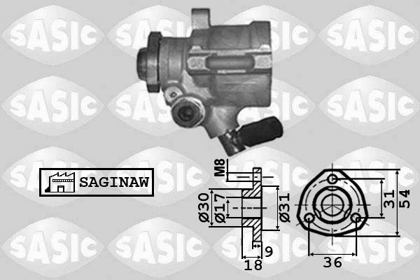 Hydraulic Pump, steering (7076039)