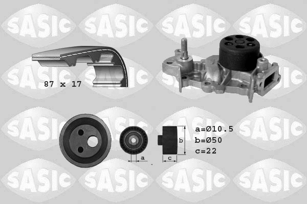 Water Pump & Timing Belt Kit (3904028)