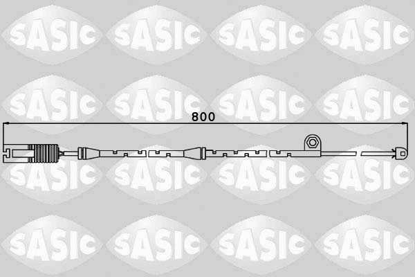 Warning Contact, brake pad wear (6236028)