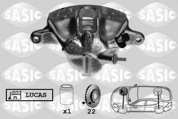Brake Caliper (SCA4041)