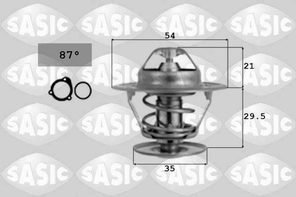 Thermostat, coolant (9000387)