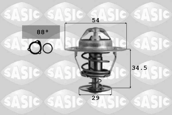 Thermostat, coolant (9000074)