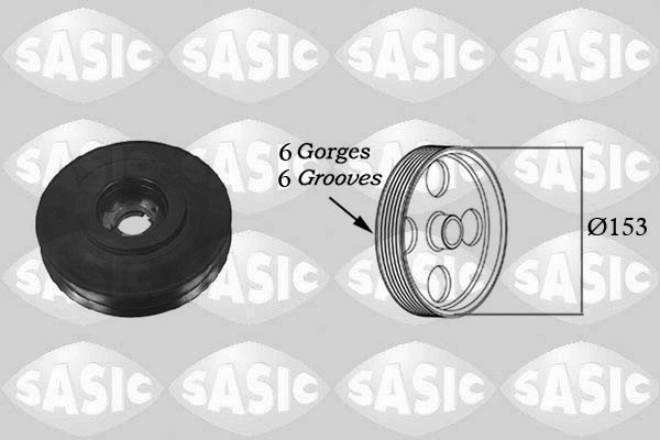 Belt Pulley, crankshaft (2150011)