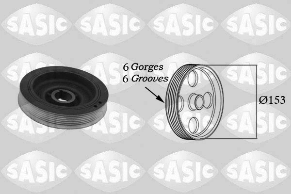 Belt Pulley, crankshaft (2150002)