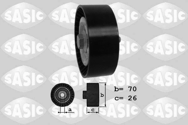 Deflection/Guide Pulley, V-ribbed belt (1626088)
