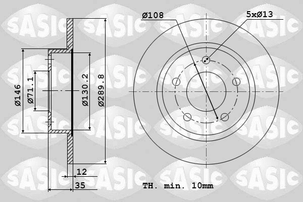 Brake Disc (6100001)