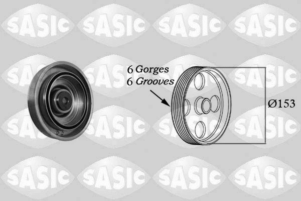 Belt Pulley, crankshaft (2150022)