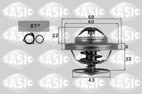 Thermostat, coolant (9000367)