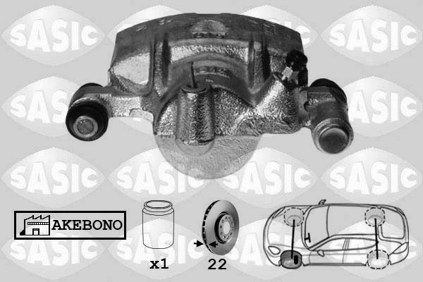 Brake Caliper (SCA6584)