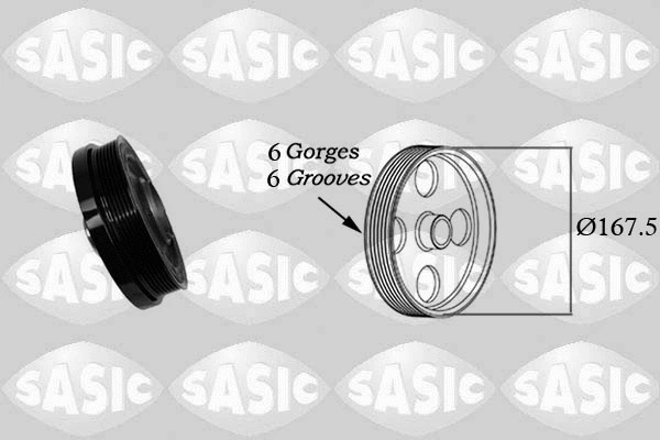 Belt Pulley, crankshaft (2156078)