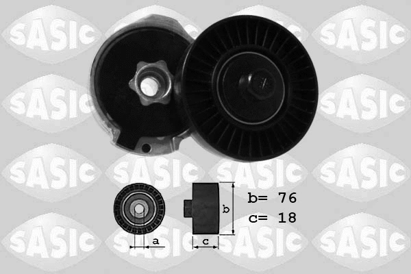Belt Tensioner, V-ribbed belt (1624030)