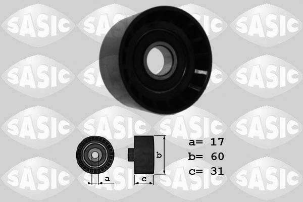 Deflection/Guide Pulley, V-ribbed belt (1624007)