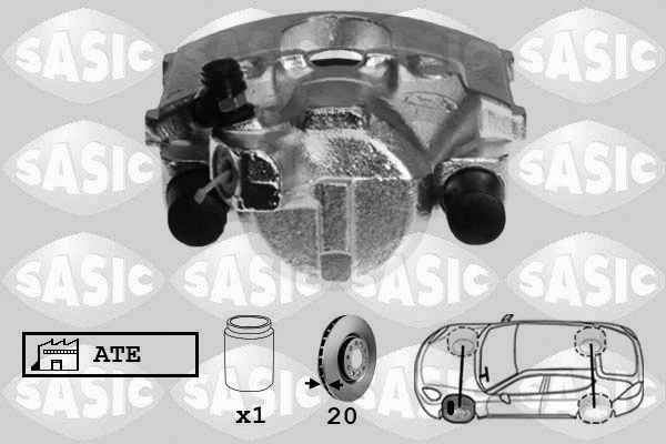 Brake Caliper (SCA6252)