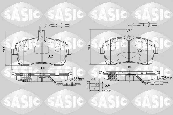 Brake Pad Set, disc brake (6210019)
