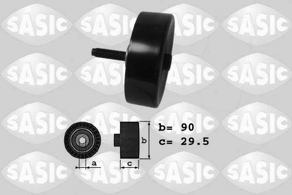 Deflection/Guide Pulley, V-ribbed belt (1626091)
