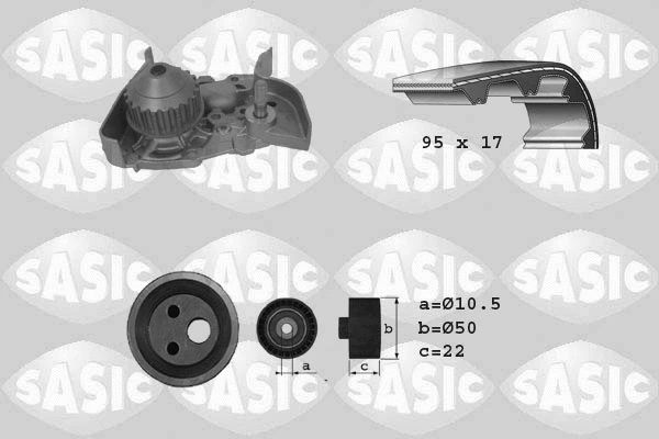 Water Pump & Timing Belt Kit (3904025)