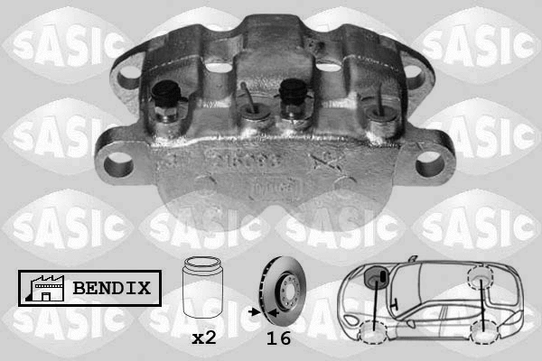 Brake Caliper (SCA6209)