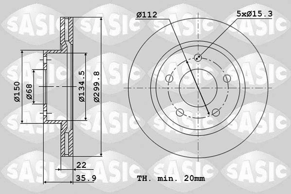 Brake Disc (6106040)