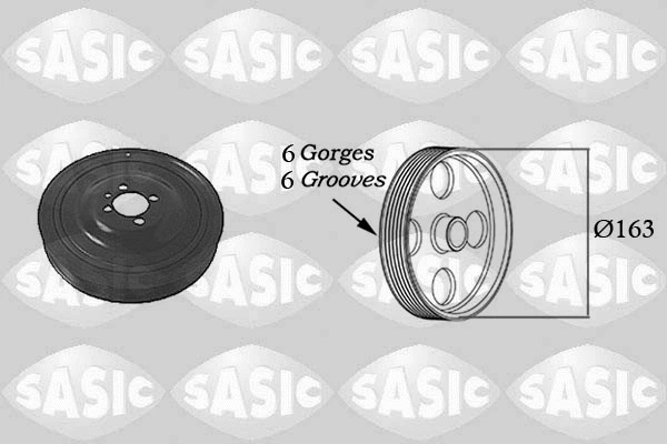 Belt Pulley, crankshaft (2156029)