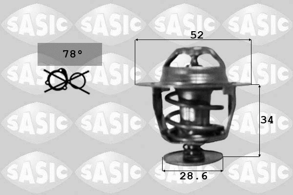 Thermostat, coolant (9000237)