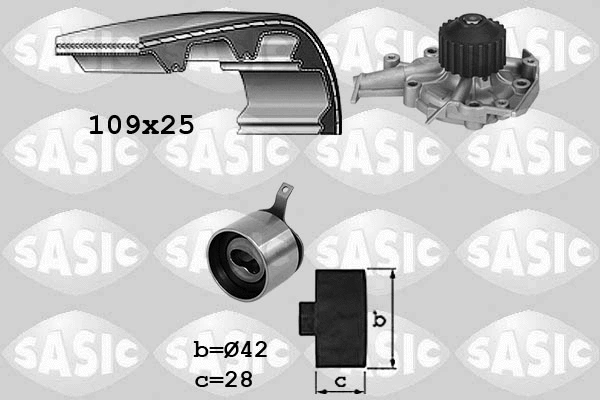 Water Pump & Timing Belt Kit (3906105)