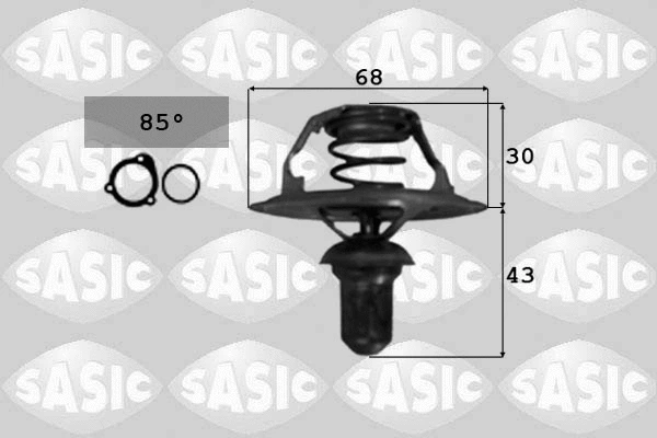 Thermostat, coolant (3381711)