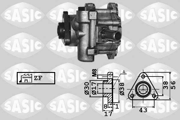 Hydraulic Pump, steering (7076001)