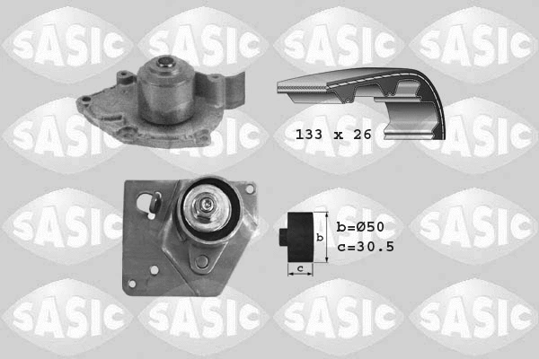 Water Pump & Timing Belt Kit (3904004)