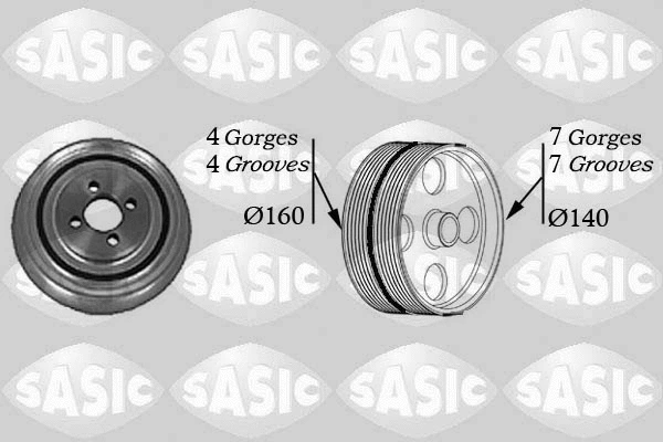 Belt Pulley, crankshaft (2156031)