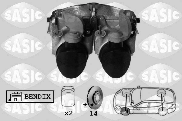 Brake Caliper (SCA0026)