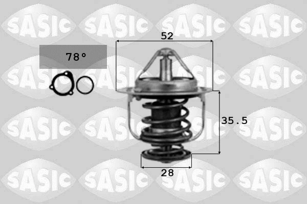 Thermostat, coolant (9000075)