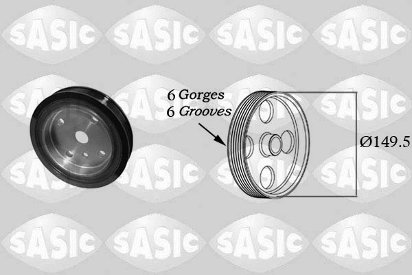 Belt Pulley, crankshaft (2156074)