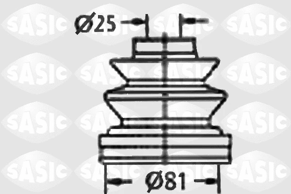 Bellow Kit, drive shaft (9004659)