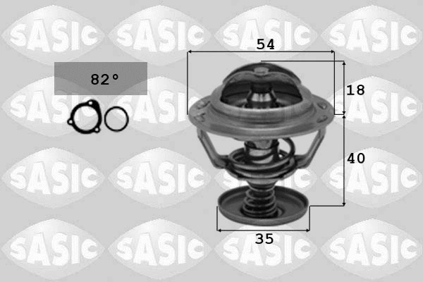 Thermostat, coolant (3306023)