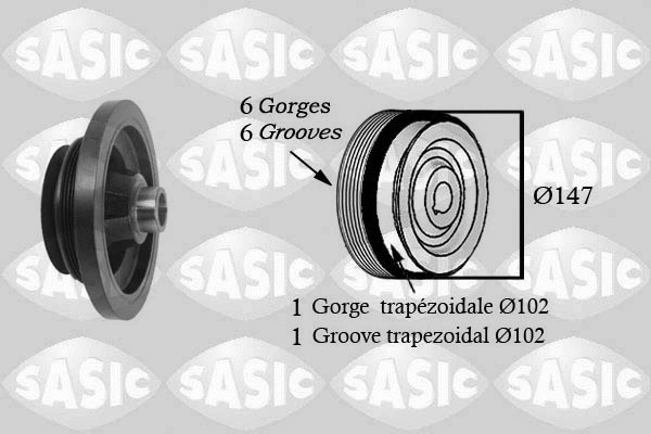 Belt Pulley, crankshaft (2156060)
