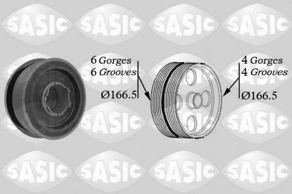 Belt Pulley, crankshaft (9001808)