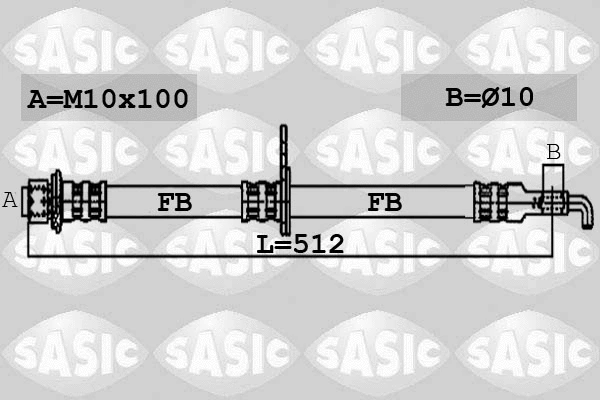 Brake Hose (6606052)