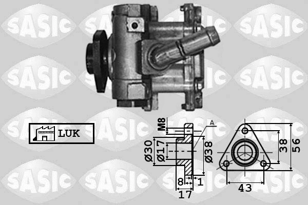 Hydraulic Pump, steering (7076040)