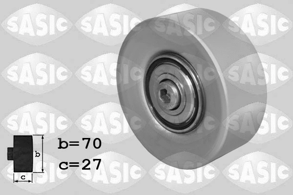 Deflection/Guide Pulley, V-ribbed belt (1626207)
