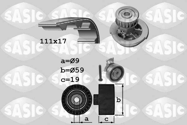 Water Pump & Timing Belt Kit (3906100)