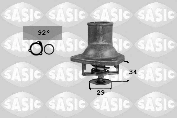 Thermostat, coolant (9000297)