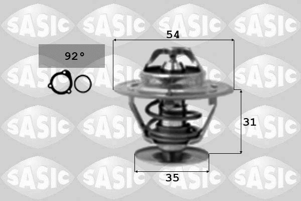 Thermostat, coolant (3306067)