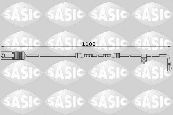 Warning Contact, brake pad wear (6236035)