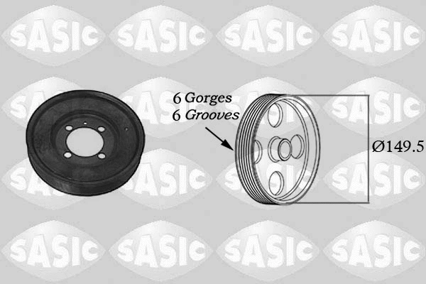 Belt Pulley, crankshaft (2156017)