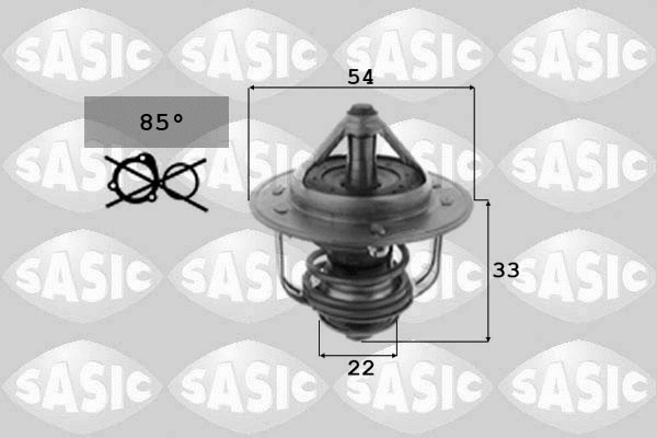 Thermostat, coolant (9000122)