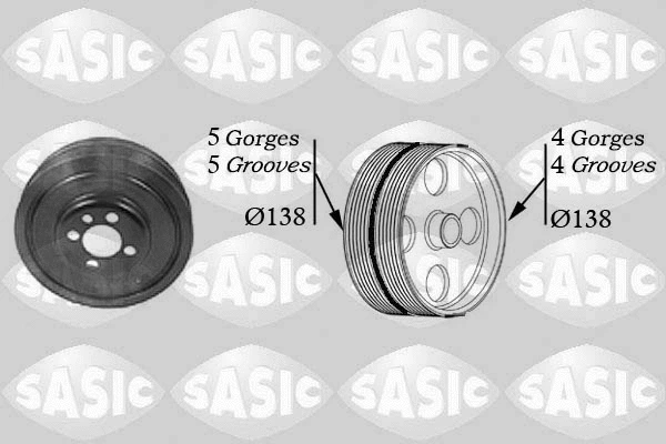 Belt Pulley, crankshaft (2156001)