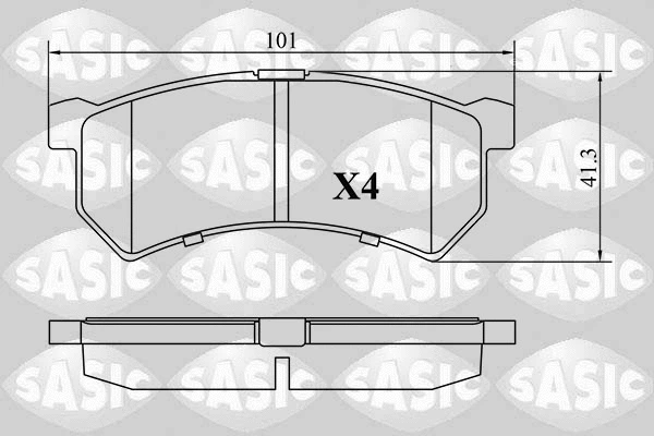 Brake Pad Set, disc brake (6214052)