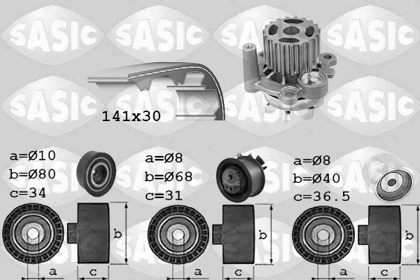 Water Pump & Timing Belt Kit (3906028)